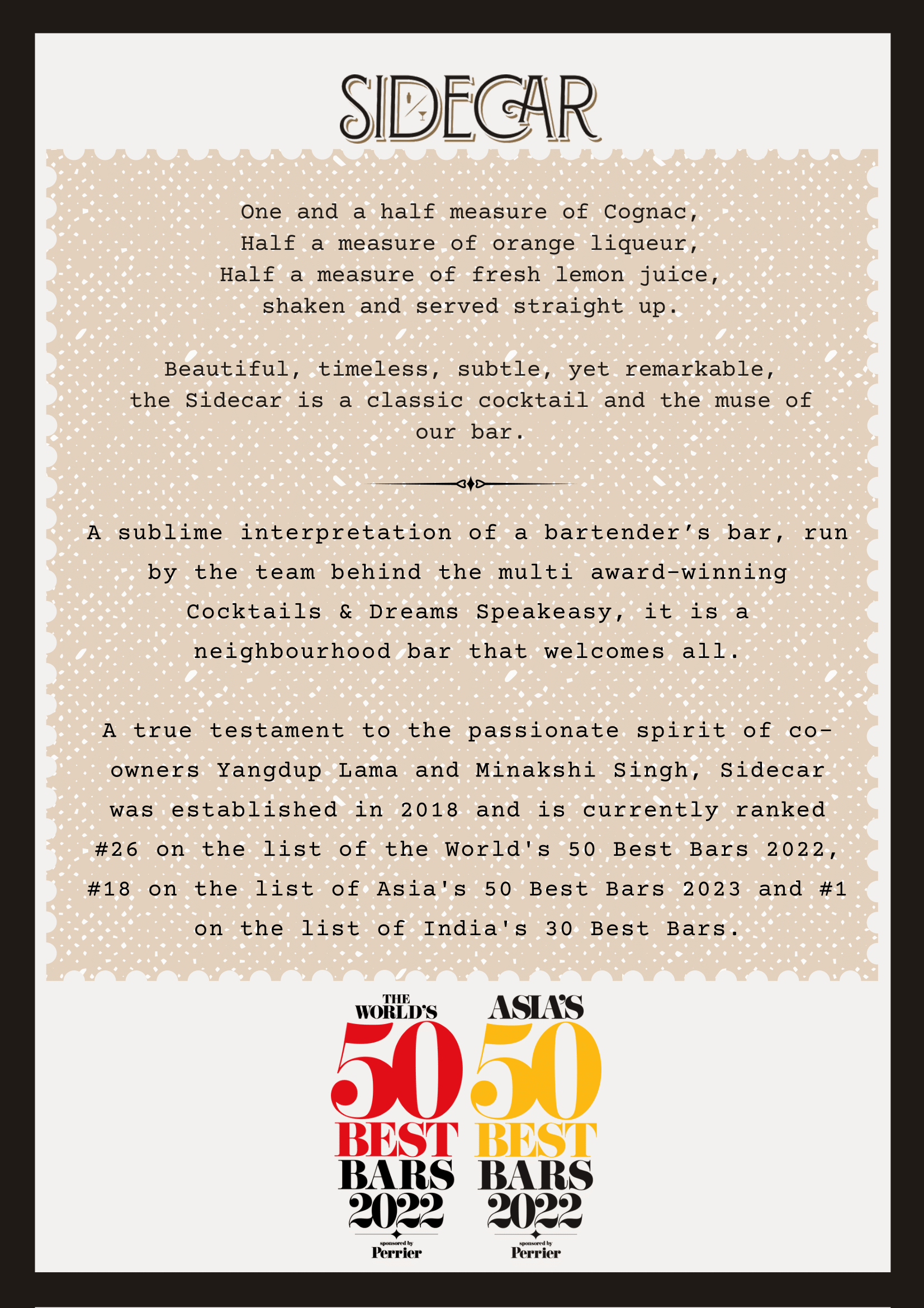 sidecar SIDECAR MENU WEBSITE VERSION 1